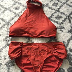 Aerie High Neck Bikini Set